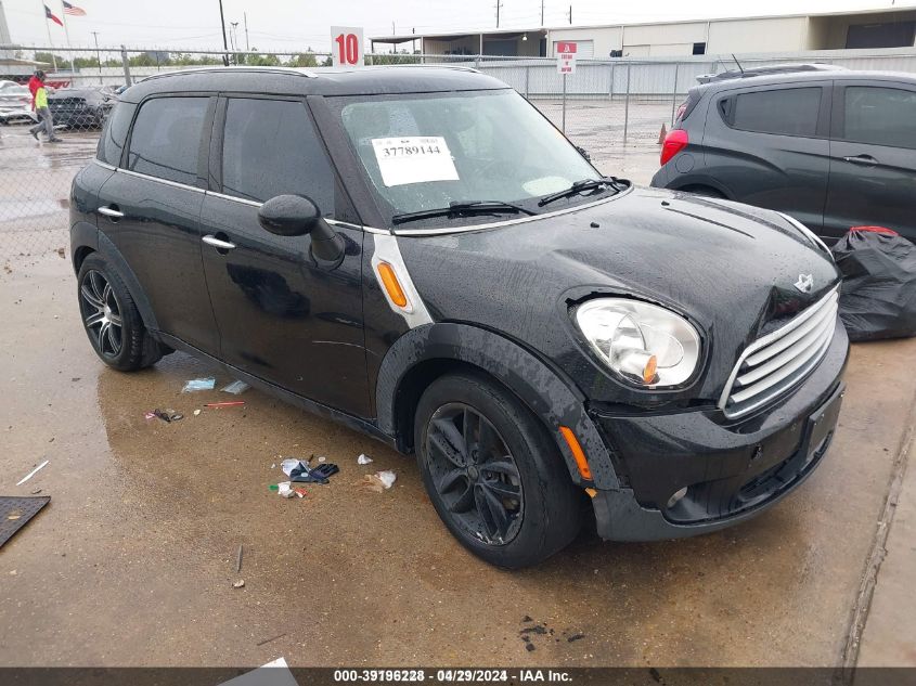 2012 Mini Cooper Countryman VIN: WMWZB3C5XCWM04867 Lot: 39196228