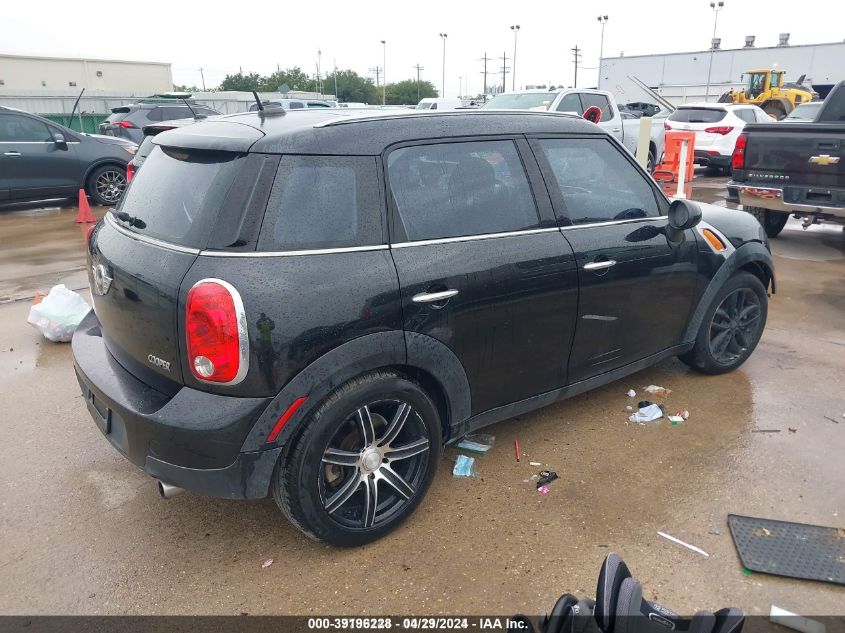 2012 Mini Cooper Countryman VIN: WMWZB3C5XCWM04867 Lot: 39196228