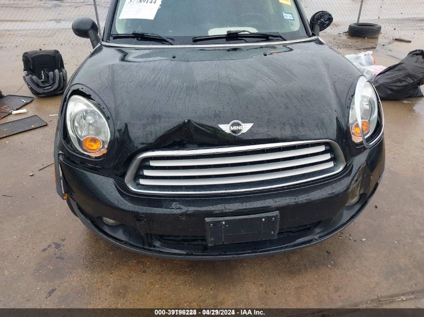 2012 Mini Cooper Countryman VIN: WMWZB3C5XCWM04867 Lot: 39196228