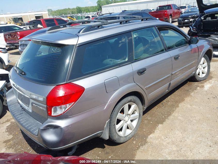 2009 Subaru Outback 2.5I VIN: 4S4BP61C197314823 Lot: 39196249