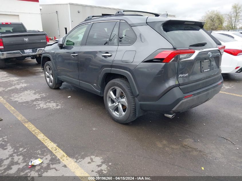 2019 Toyota Rav4 Hybrid Limited VIN: JTMDWRFV5KJ001651 Lot: 39196260