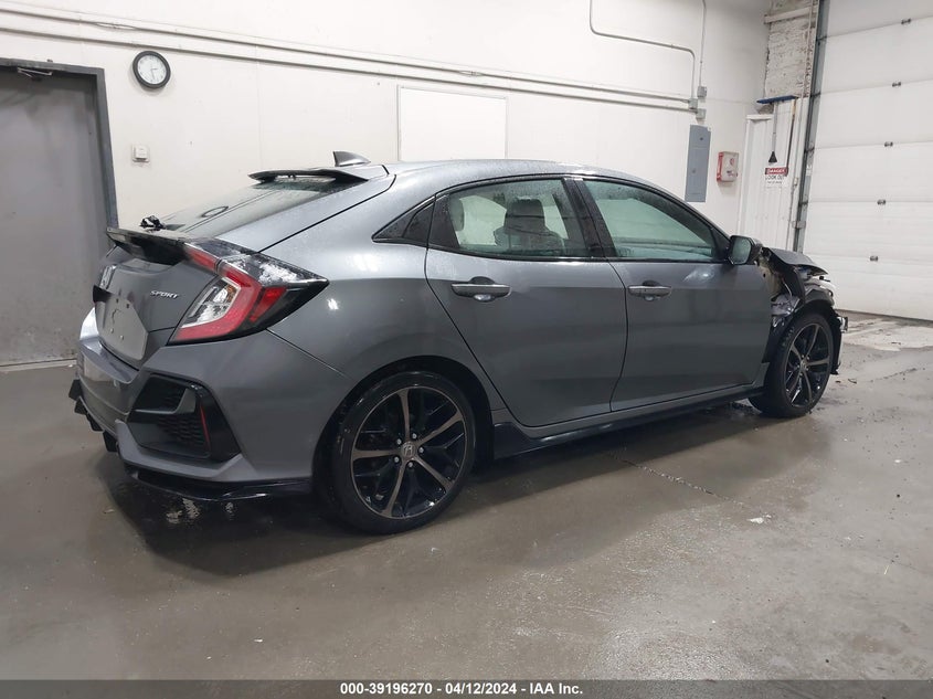 2021 HONDA CIVIC VIN: SHHFK7G45MU202604