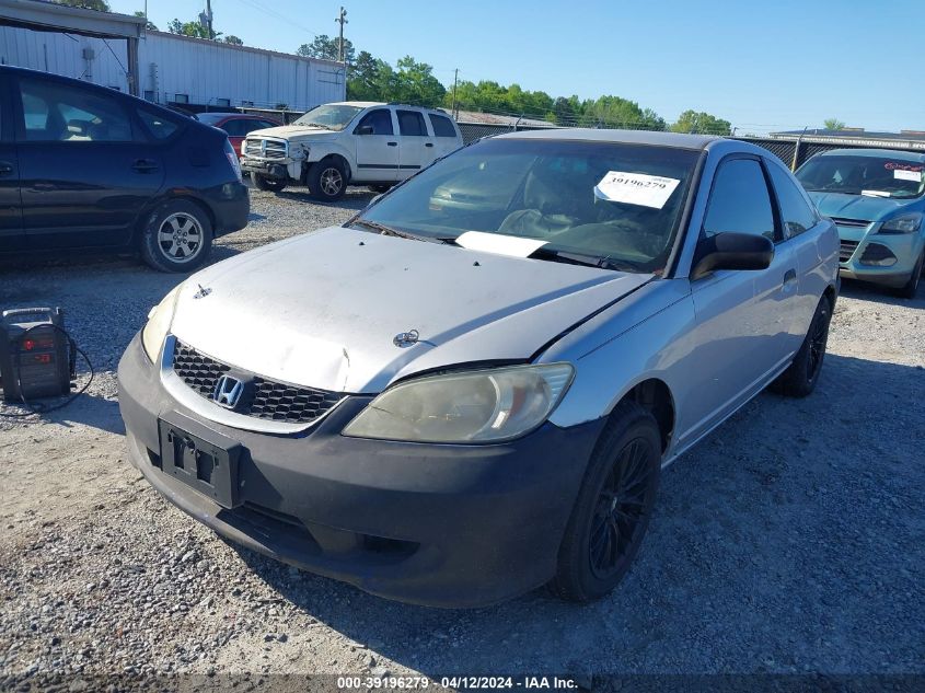 1HGEM22115L070268 | 2005 HONDA CIVIC