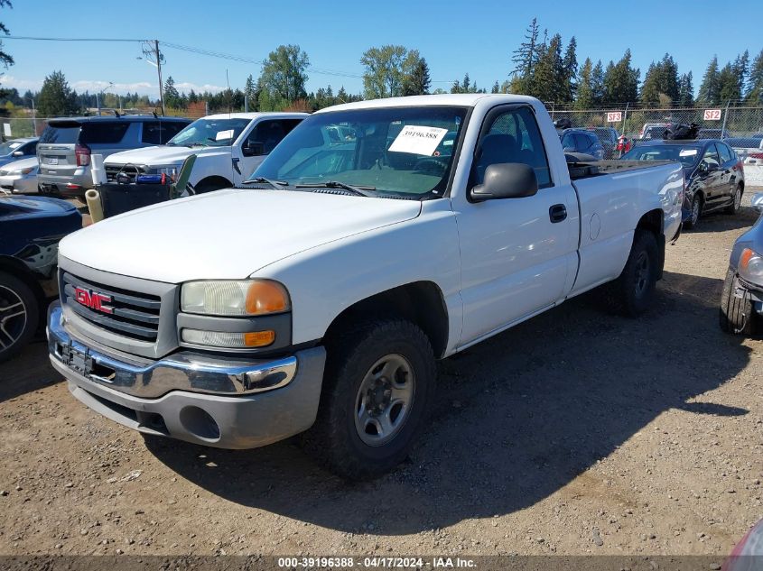 2003 GMC Sierra 1500 Work Truck VIN: 1GTEK14V83E304275 Lot: 39196388