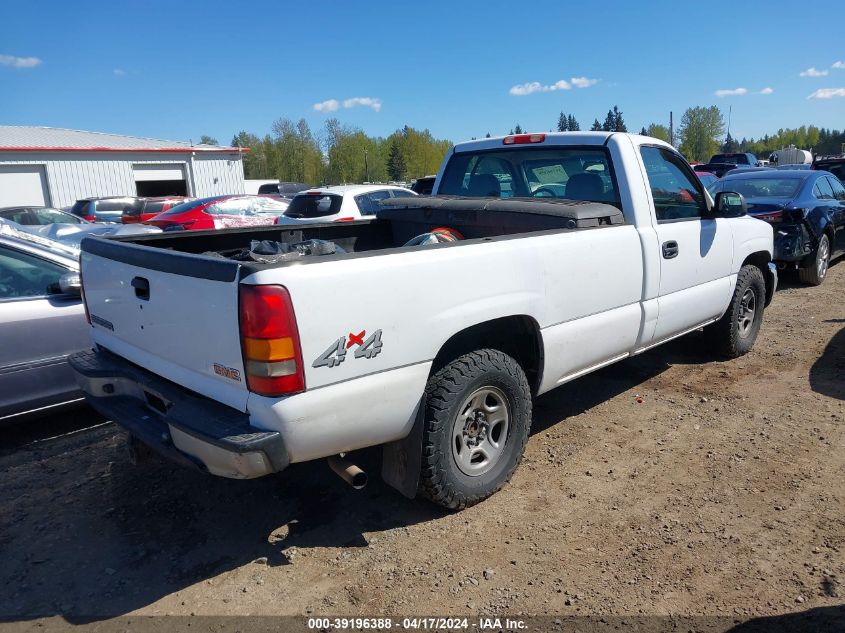 2003 GMC Sierra 1500 Work Truck VIN: 1GTEK14V83E304275 Lot: 39196388