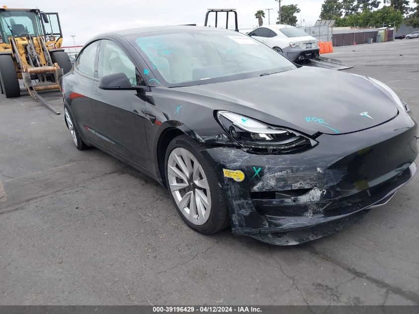 2021 TESLA MODEL 3 STANDARD RANGE PLUS REAR-WHEEL DRIVE - 5YJ3E1EA0MF048367