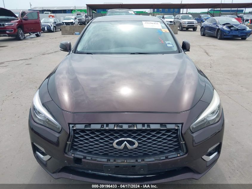 2018 Infiniti Q50 3.0T Luxe VIN: JN1EV7AP5JM356100 Lot: 39196433