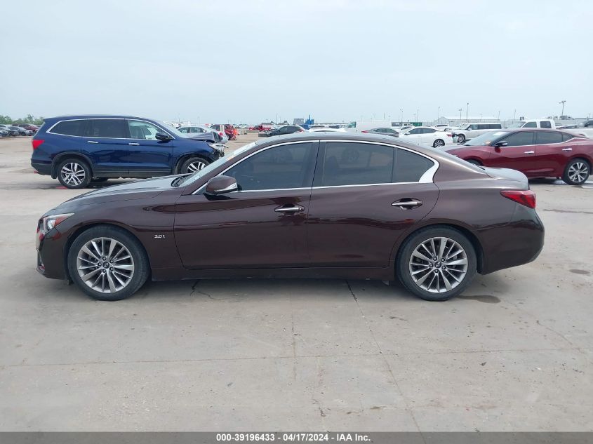 2018 Infiniti Q50 3.0T Luxe VIN: JN1EV7AP5JM356100 Lot: 39196433