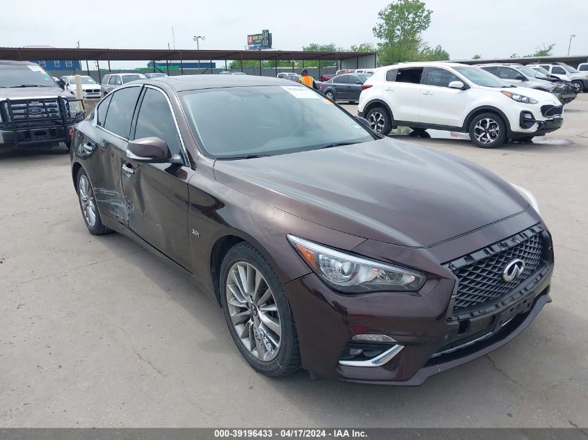 2018 Infiniti Q50 3.0T Luxe VIN: JN1EV7AP5JM356100 Lot: 39196433