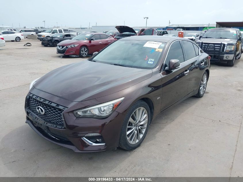 2018 Infiniti Q50 3.0T Luxe VIN: JN1EV7AP5JM356100 Lot: 39196433