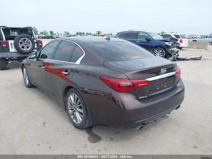 2018 Infiniti Q50 3.0T Luxe VIN: JN1EV7AP5JM356100 Lot: 39196433