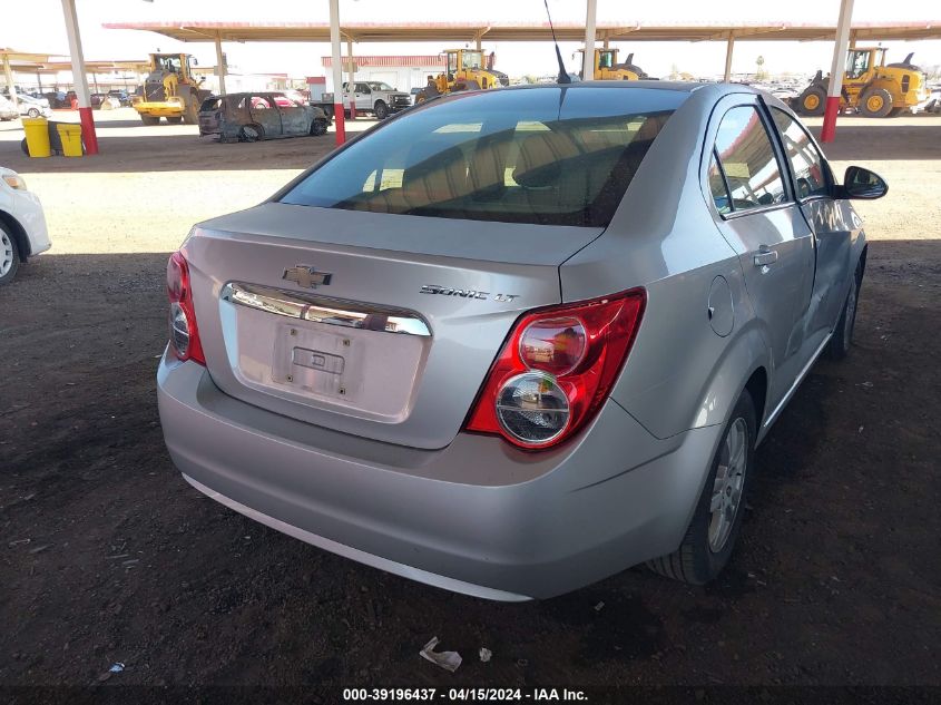 2014 Chevrolet Sonic Lt Auto VIN: 1G1JC5SG4E4100694 Lot: 39196437