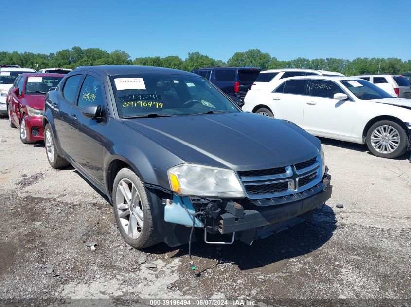 2012 Dodge Avenger Sxt Plus VIN: 1C3CDZEG5CN165727 Lot: 39196494