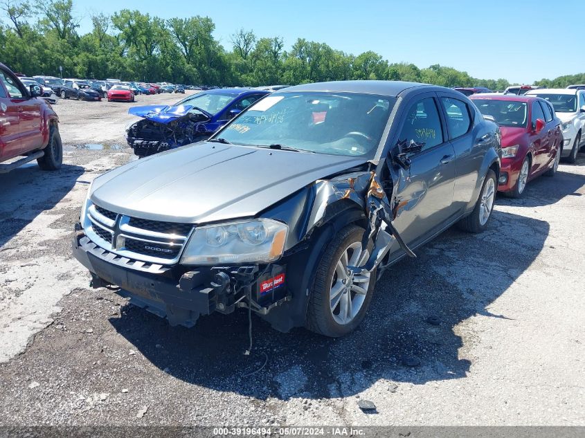 2012 Dodge Avenger Sxt Plus VIN: 1C3CDZEG5CN165727 Lot: 39196494