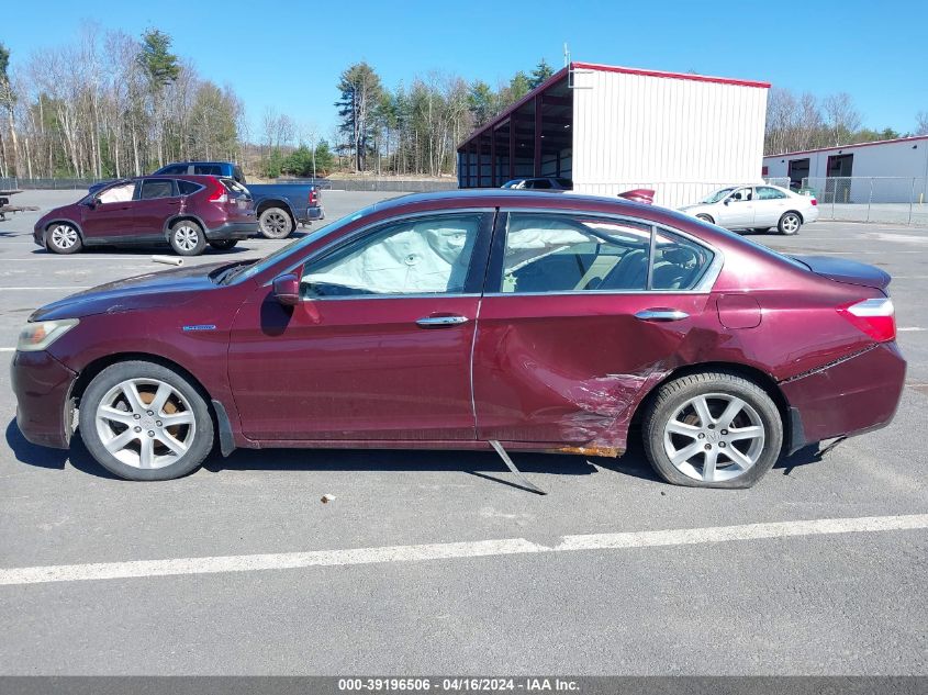 2014 Honda Accord Hybrid VIN: 1HGCR6F36EA003284 Lot: 39196506