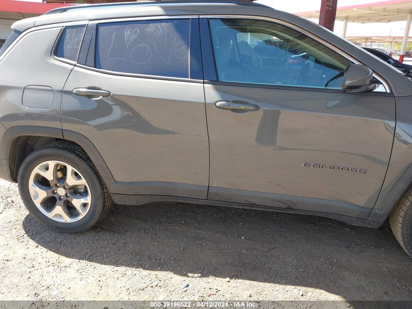 VIN 3C4NJCCB7MT573603 2021 JEEP COMPASS LIMITED FWD