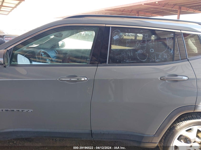 VIN 3C4NJCCB7MT573603 2021 JEEP COMPASS LIMITED FWD