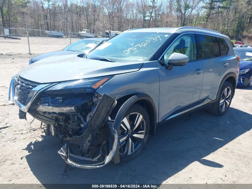 2023 Nissan Rogue Sl Intelligent Awd VIN: 5N1BT3CBXPC741095 Lot: 39196539