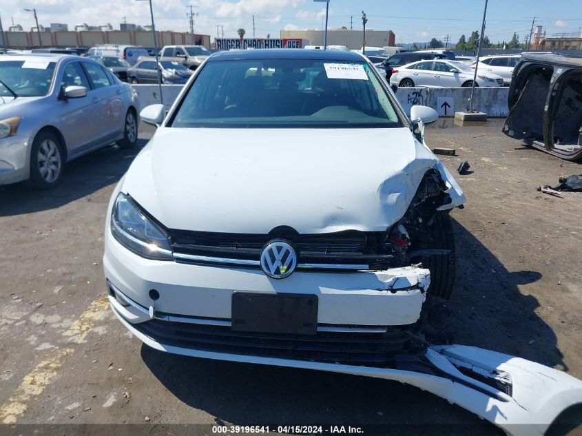 2018 Volkswagen Golf Tsi S/Tsi Se VIN: 3VWG17AU8JM272944 Lot: 39196541