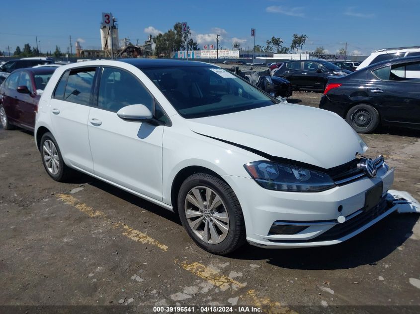 2018 Volkswagen Golf Tsi S/Tsi Se VIN: 3VWG17AU8JM272944 Lot: 39196541