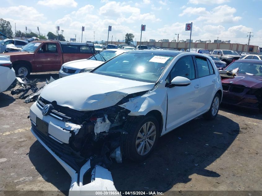 2018 Volkswagen Golf Tsi S/Tsi Se VIN: 3VWG17AU8JM272944 Lot: 39196541