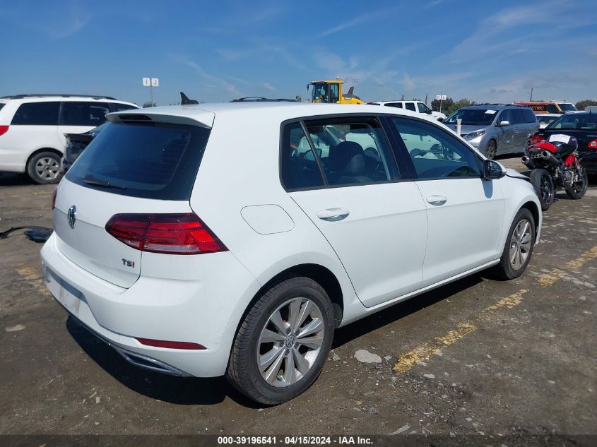 2018 Volkswagen Golf Tsi S/Tsi Se VIN: 3VWG17AU8JM272944 Lot: 39196541