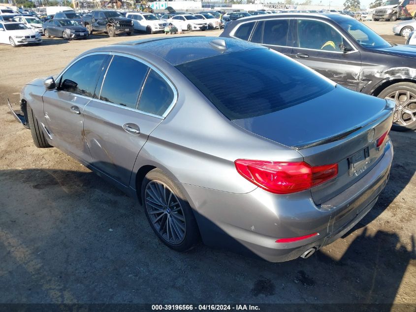 2017 BMW 530I VIN: WBAJA5C37HG896527 Lot: 39196566