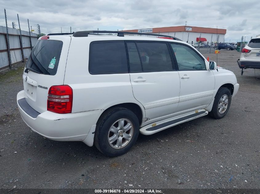 2003 Toyota Highlander V6 (A4) VIN: JTEGF21A430081195 Lot: 39196678