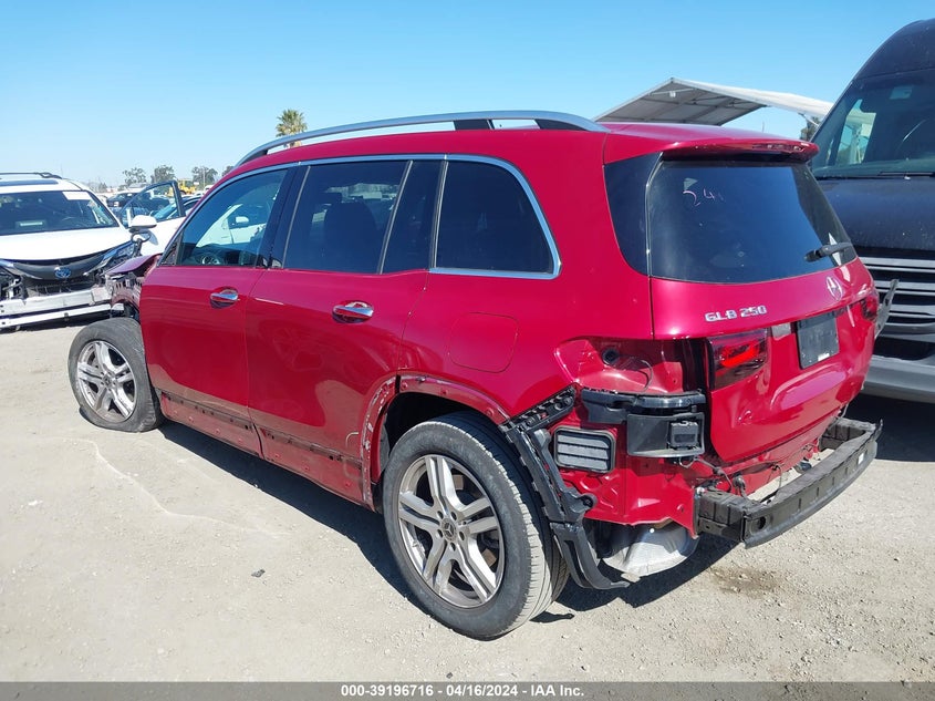 2020 Mercedes-Benz Glb 250 VIN: W1N4M4GB6LW042364 Lot: 39196716