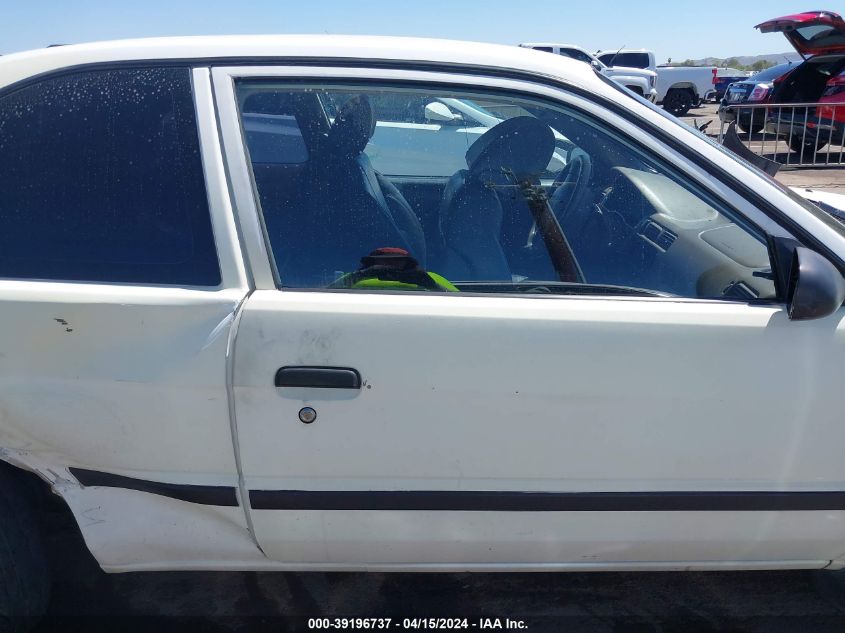 1997 Toyota Tercel Ce VIN: JT2AC52L0V0221291 Lot: 39196737