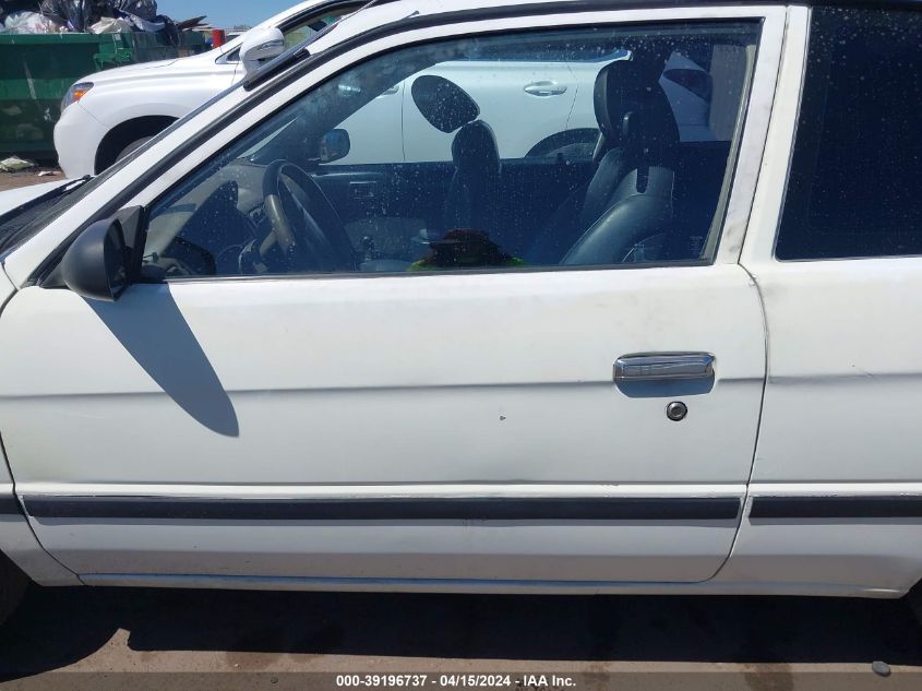 1997 Toyota Tercel Ce VIN: JT2AC52L0V0221291 Lot: 39196737