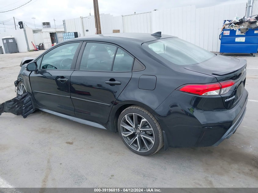 VIN 5YFS4MCE4MP095220 2021 TOYOTA COROLLA SE