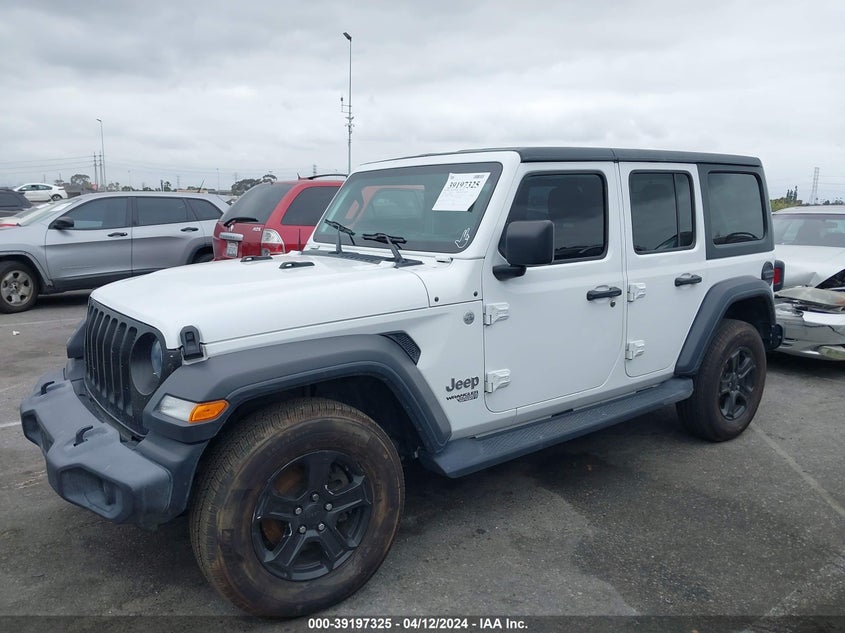 2018 JEEP WRANGLER UNLIMITED SPORT S 4X4 - 1C4HJXDG6JW320292