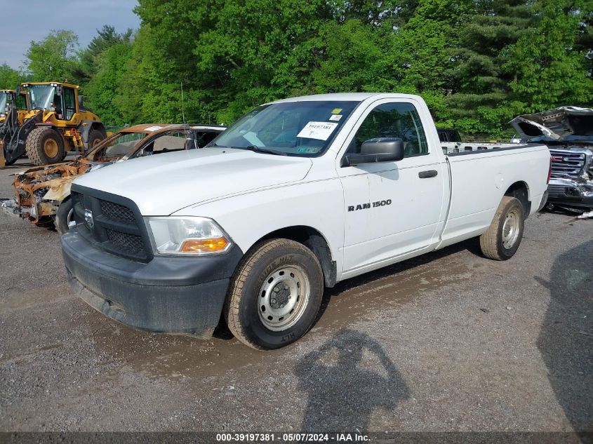 2012 Ram 1500 St VIN: 3C6JD6DK0CG204182 Lot: 39197381