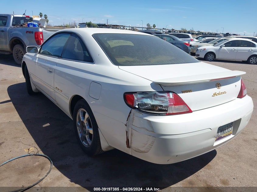 2000 Toyota Camry Solara Sle V6 VIN: 2T1CF28P3YC342715 Lot: 39197385
