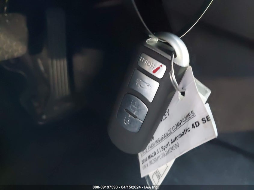 2016 MAZDA MAZDA3 I SPORT - 3MZBM1U79GM324580
