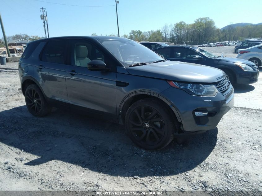 2016 Land Rover Discovery Sport Hse Lux VIN: SALCT2BG2GH587221 Lot: 39197621