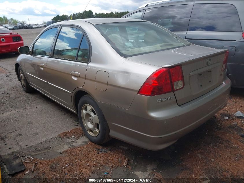 JHMES96625S015402 | 2005 HONDA CIVIC HYBRID