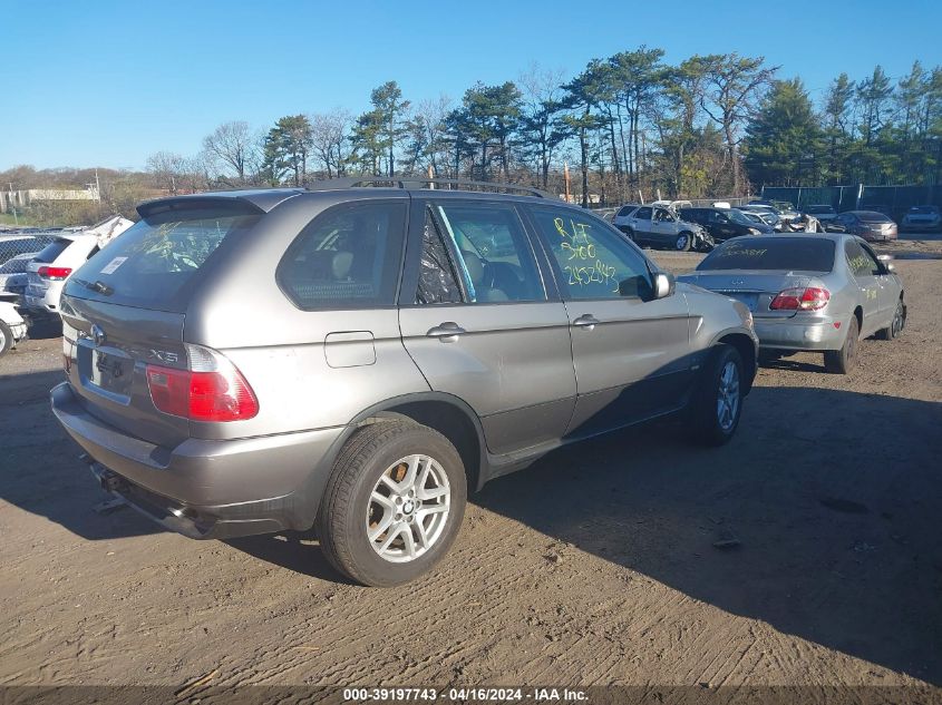 2005 BMW X5 3.0I VIN: 5UXFA13595LY13863 Lot: 39197743