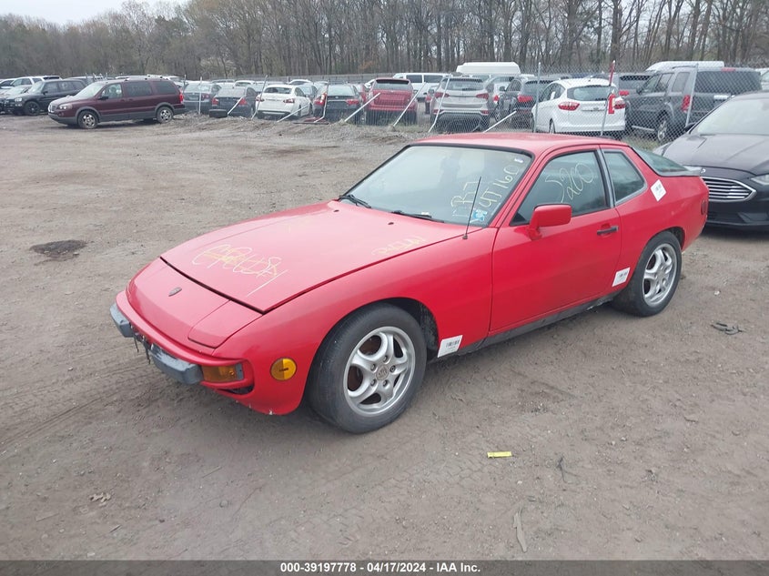 1988 PORSCHE 924 VIN: WP0AA0924JN451958