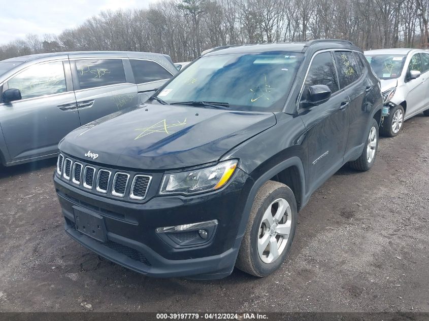 2021 Jeep Compass Latitude 4X4 VIN: 3C4NJDBB6MT540616 Lot: 39197779