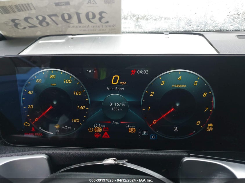 2022 MERCEDES-BENZ GLB 250 4MATIC VIN: W1N4M4HB9NW201413