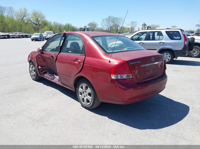 2009 Kia Spectra Ex VIN: KNAFE221995617973 Lot: 39197892