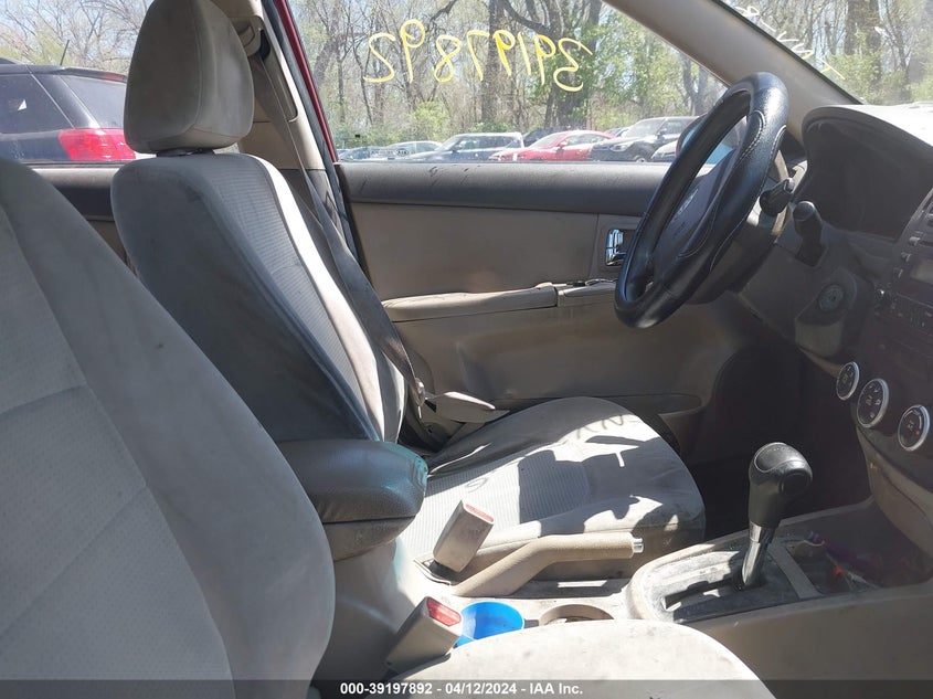 2009 Kia Spectra Ex VIN: KNAFE221995617973 Lot: 39197892