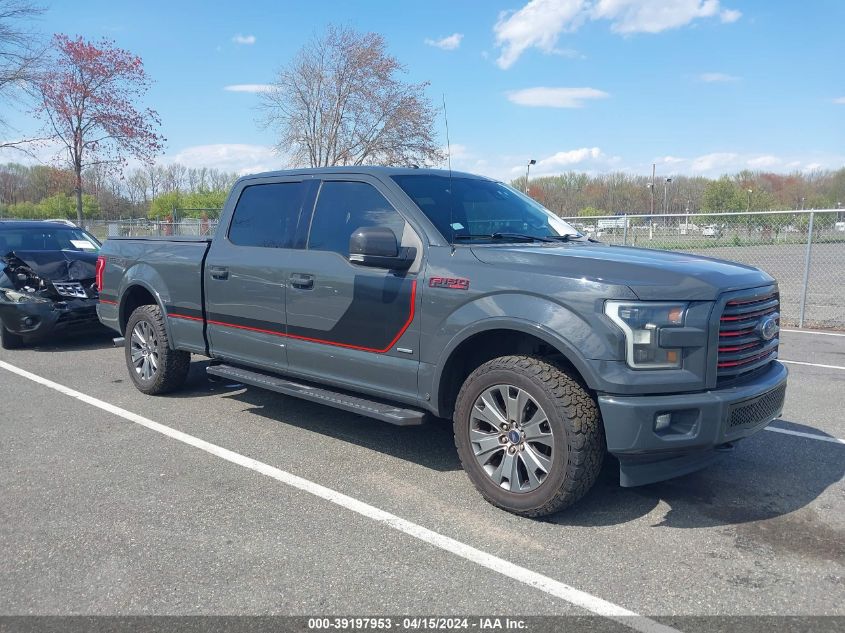 2017 FORD F-150 LARIAT - 1FTFW1EGXHFA91825