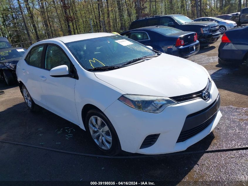 2014 TOYOTA COROLLA LE - 2T1BURHEXEC131564