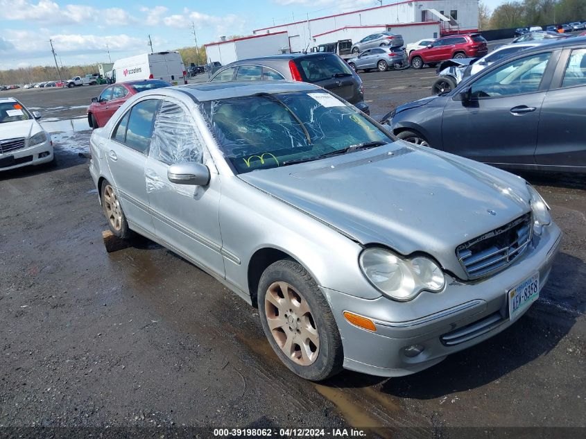 WDBRF81J75F707269 | 2005 MERCEDES-BENZ C 240