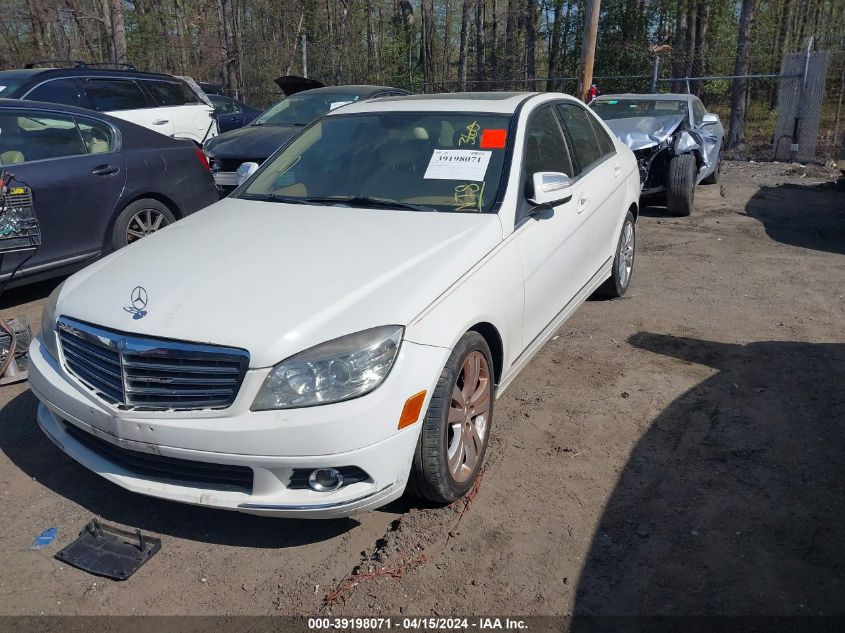 WDDGF81XX8F130227 | 2008 MERCEDES-BENZ C 300