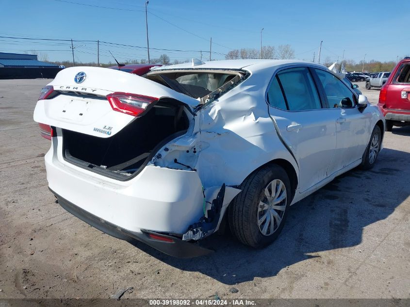 2022 Toyota Camry Le Hybrid VIN: 4T1C31AK7NU600035 Lot: 39198092