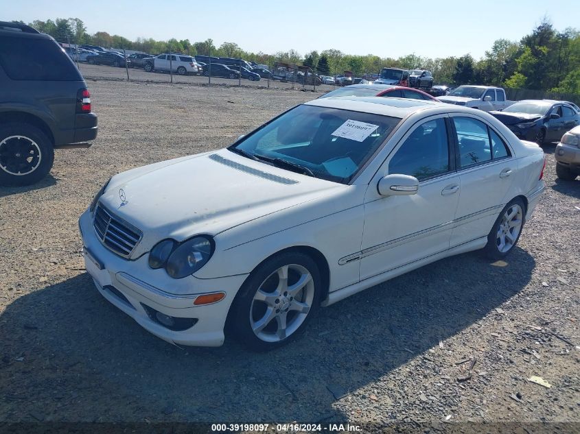 WDBRF52H57F925806 | 2007 MERCEDES-BENZ C 230